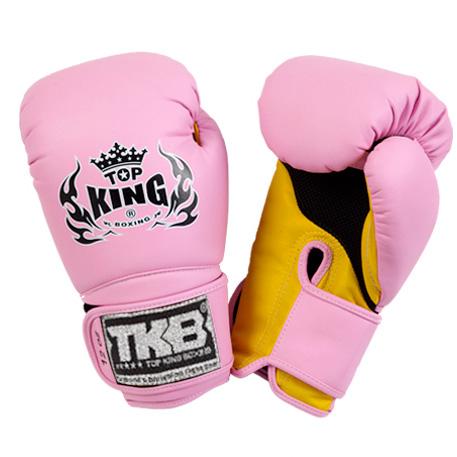 Top King roze / gele "Super Air" bokshandschoenen
