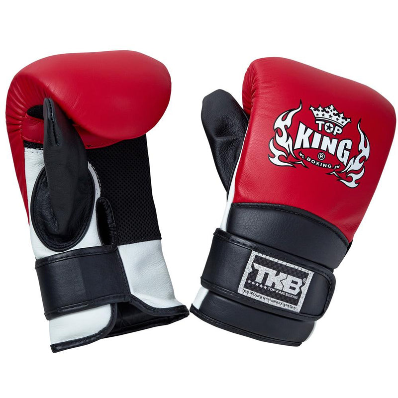 Top King Red Triple Tone Bag-handschoenen met gesloten duim